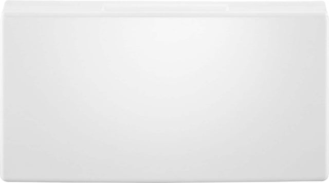 Front. Whirlpool - Washer/Dryer Laundry Pedestal with Storage Drawer - White.