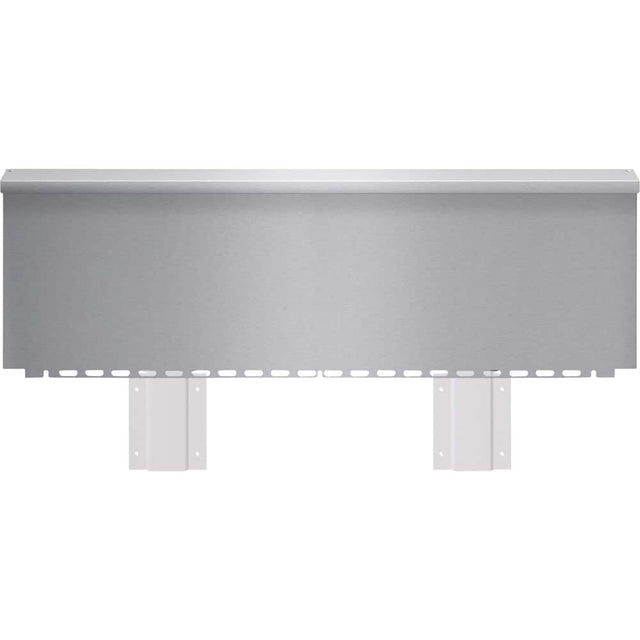 Front. Thermador - Professional Backguard for PROFESSIONAL SERIES PCG486WL - silver.