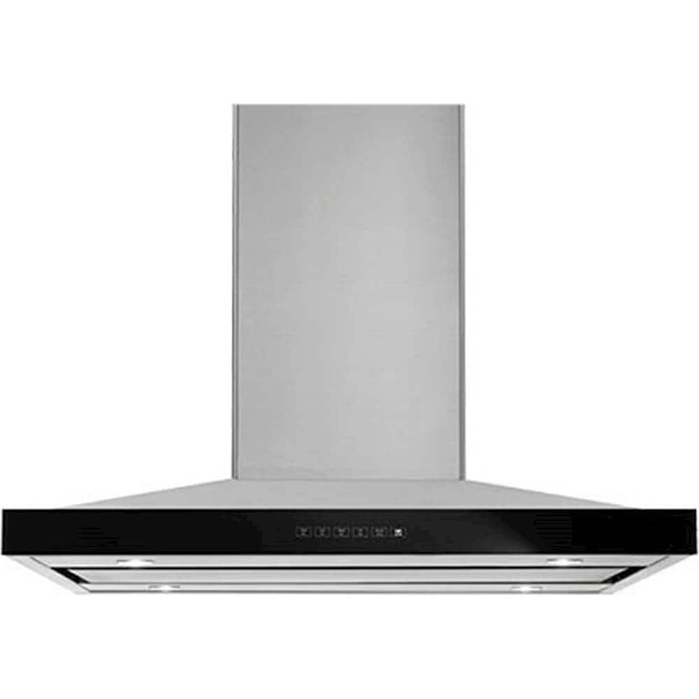 JennAir - 36 inches - Externally Vented - Island Range Hood - Lustre Stainless
