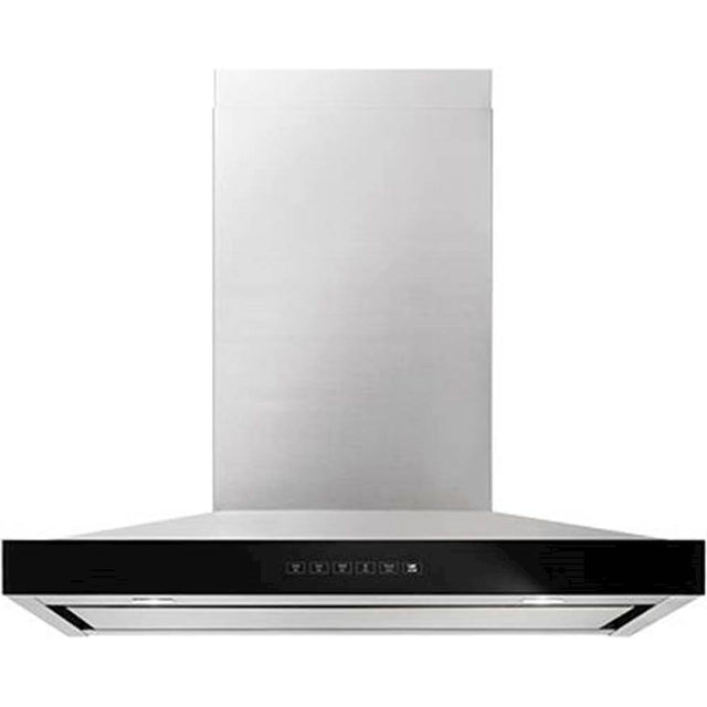 Front. JennAir - Pyramid Style 30" Externally Vented Range Hood - Lustre Stainless.