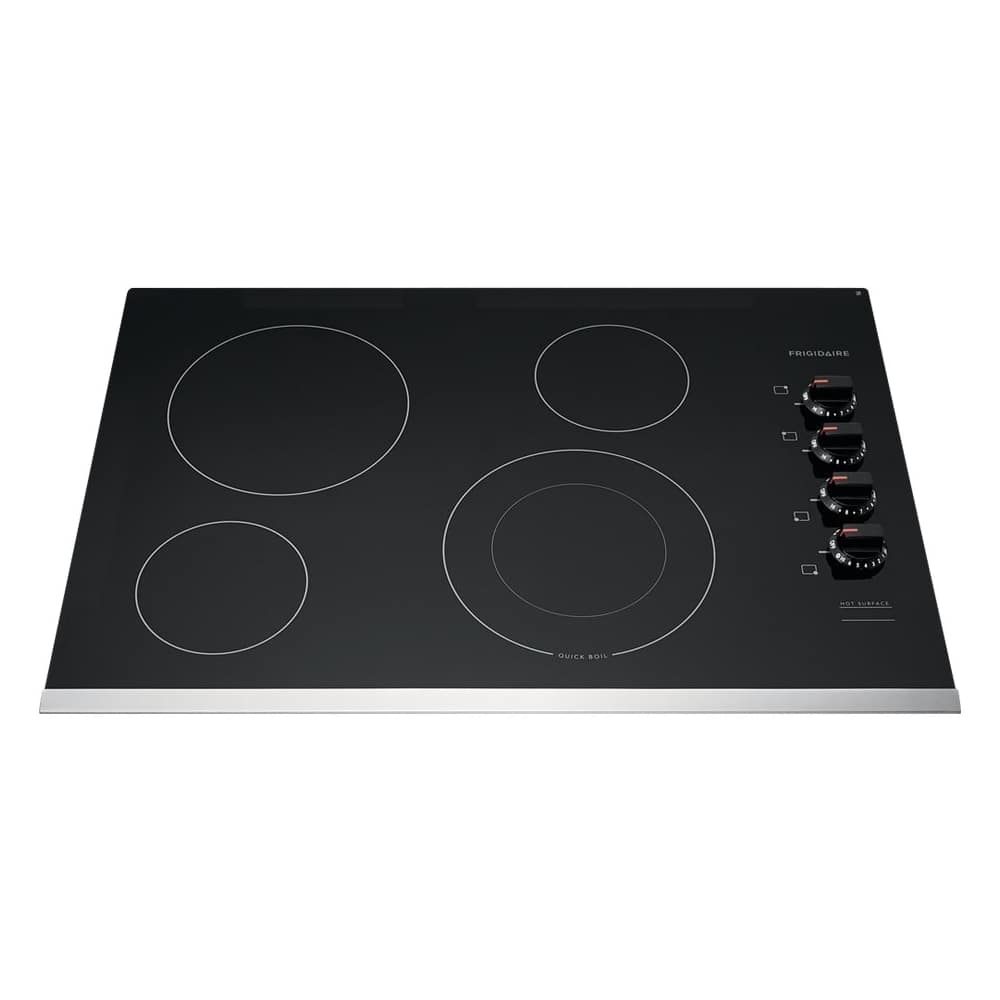 Frigidaire - 30 in. Wide 4 Elements Built-In Electric Cooktop with Quick Boil and SpaceWise Element - Stainless Steel