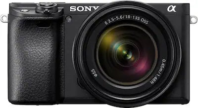 Sony - Alpha 6400 APS-C Mirrorless Camera 4K Video Camera with E 18-135mm f/3.5-5.6 OSS Lens
