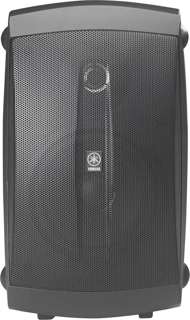 Front. Yamaha - 120W Outdoor Wall-Mount 2-Way Speakers - Black.