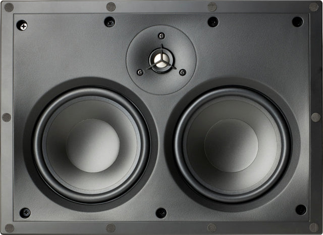 Front. MartinLogan - Installer Dual 5-1/2" 70-Watt Passive 2-Way In-Wall Speaker (Each) - White.
