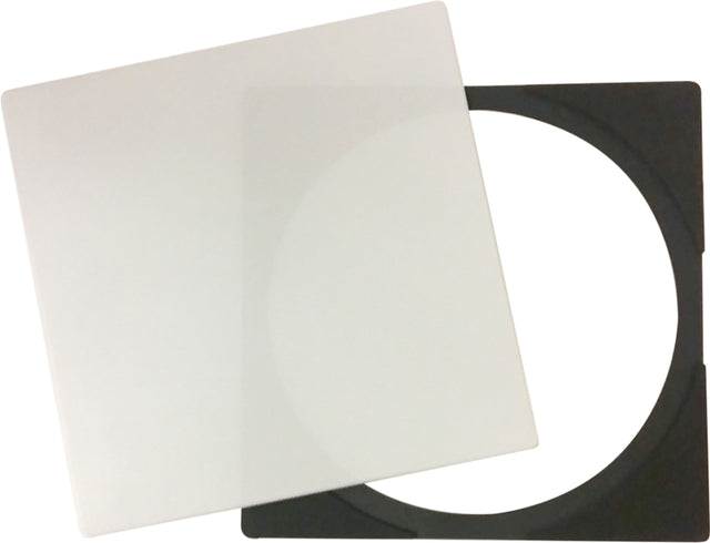Front. MartinLogan - Square Grille for MartinLogan IC3 Speaker - White.