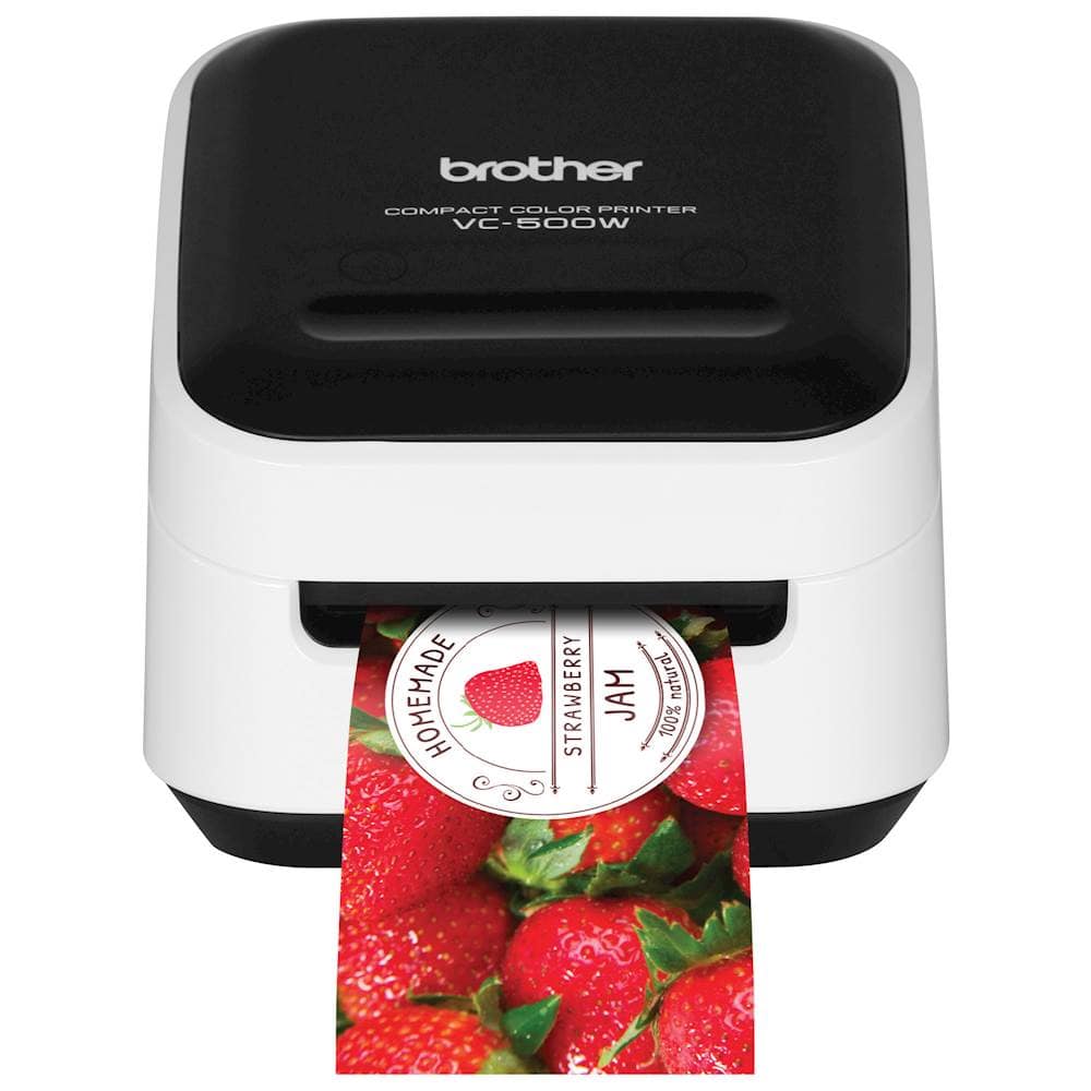Brother - VC-500W Wireless Label Printer - White