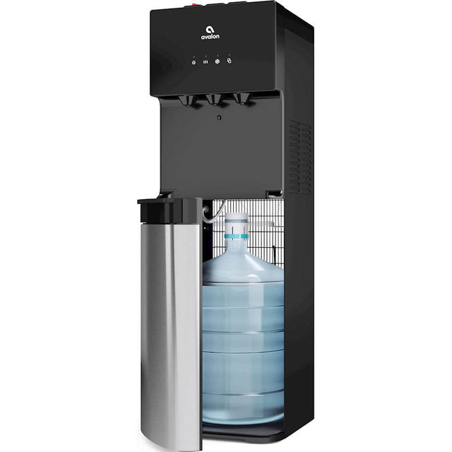 Front. Avalon - A4 Bottom Loading Bottled Water Cooler - Gray.