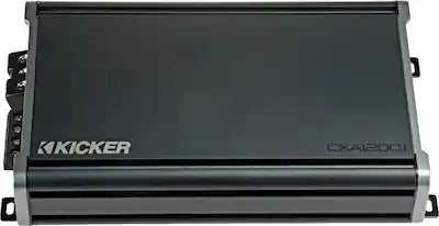 KICKER - CX 1200W Class D Digital Mono Amplifier with Variable Low-Pass Crossover