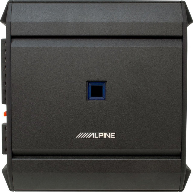 Front. Alpine - S-Series Class D Bridgeable Multichannel Amplifier with Variable Crossovers - Black.
