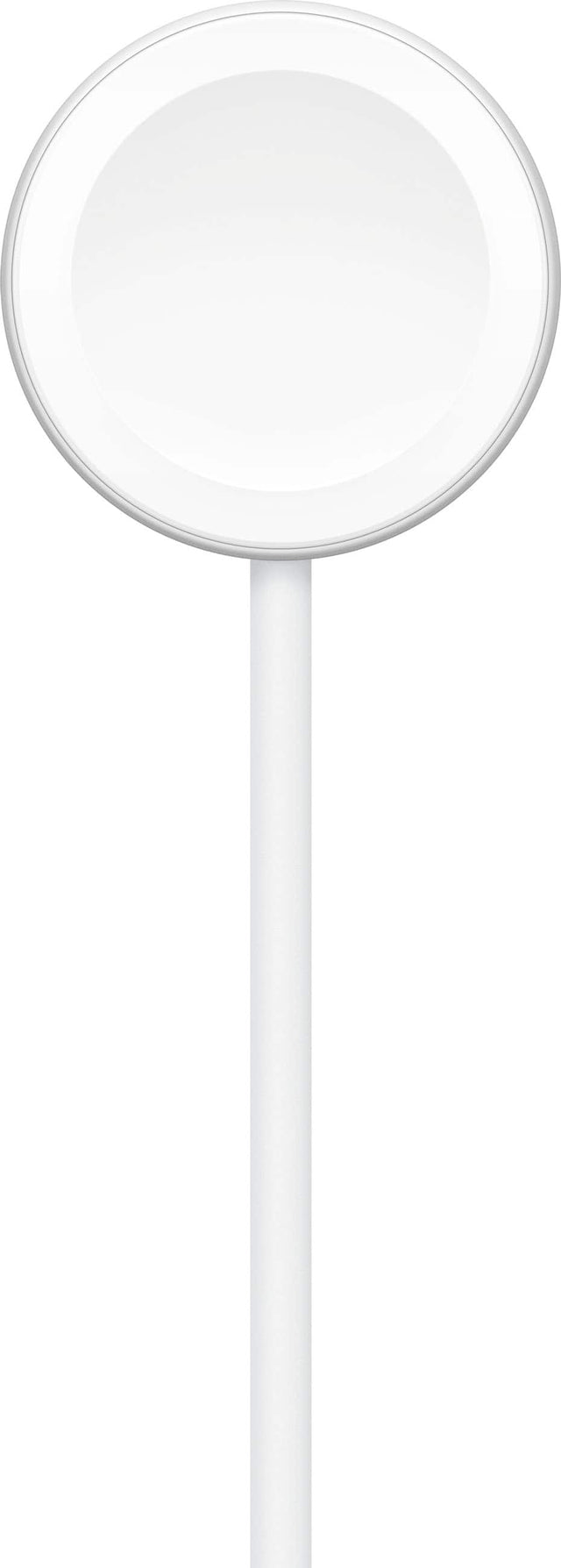 Front. Apple - Apple Watch Magnetic Fast Charger to USB Type-C Cable (1m) - White.