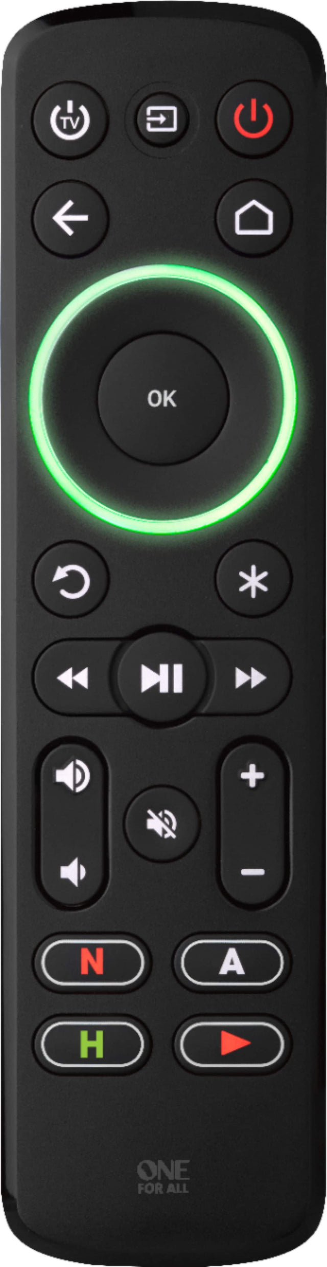 Angle. One for All - Streamer Remote - Black.