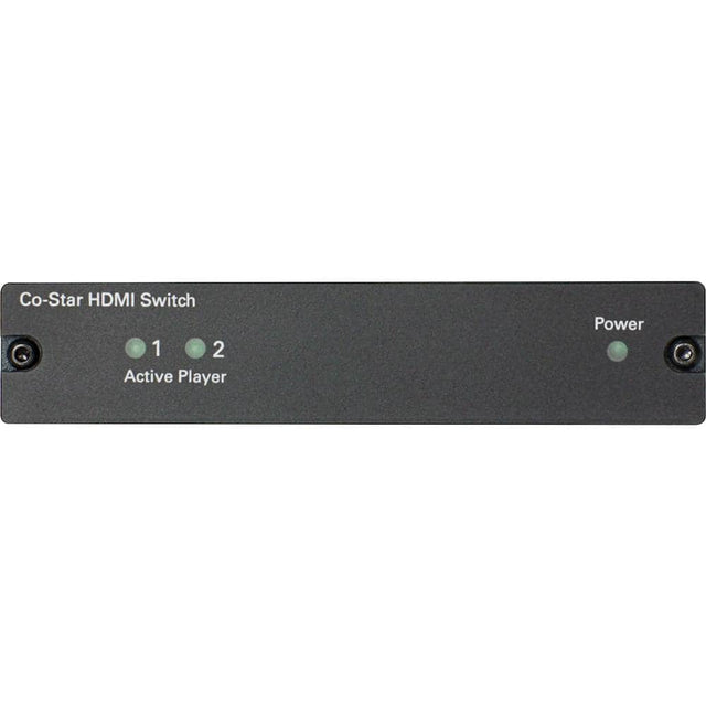 Front. Kaleidescape - Co-Star HDMI Switch with 4K and HDR Pass-Through - Black.