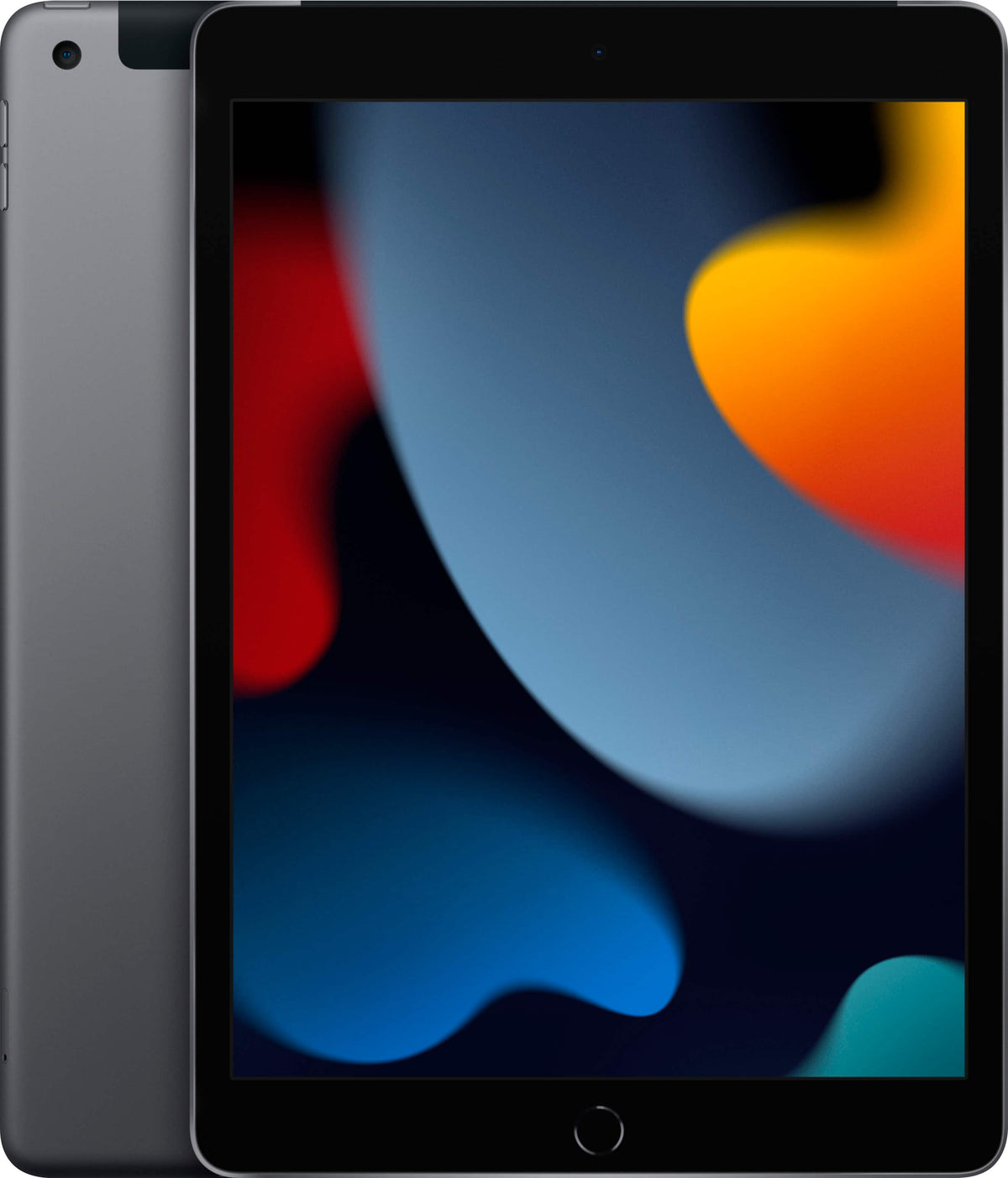Apple - Refurbished Excellent - 10.2-Inch iPad (9th Generation) with Wi-Fi + Cellular - 64GB - Space Gray (Unlocked)