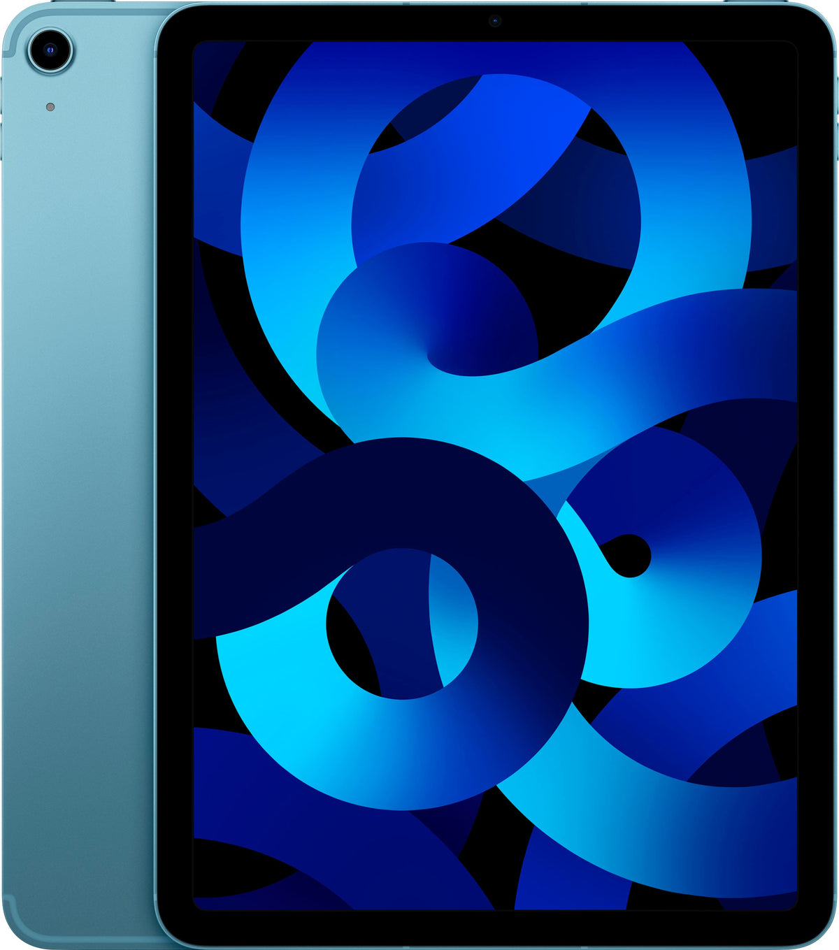 Apple - Geek Squad Certified Refurbished 10.9-Inch iPad Air (5th Generation) M1 chip Wi-Fi + Cellular - 64GB - Blue (Unlocked)