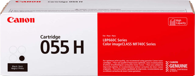 Front. Canon - 055 H XL High-Yield Toner Cartridge - Black.