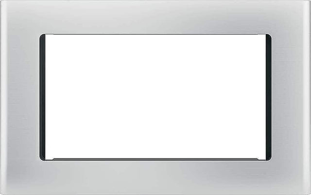 Front. Café - 27" Microwave Trim Kit Stainless - Stainless Steel.