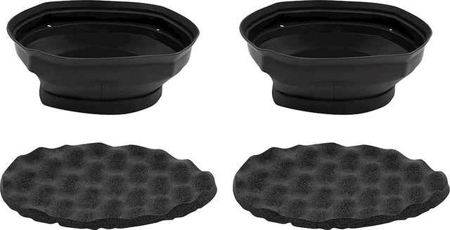 Front. Metra - Speaker Baffle Kit for Most 6" x 9" Speakers (2-Pack) - Black.