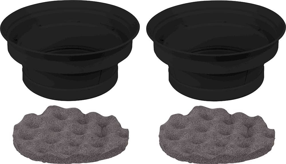 Metra - Speaker Baffle Kit for Most 6.5" Speakers (2-Pack) - Black