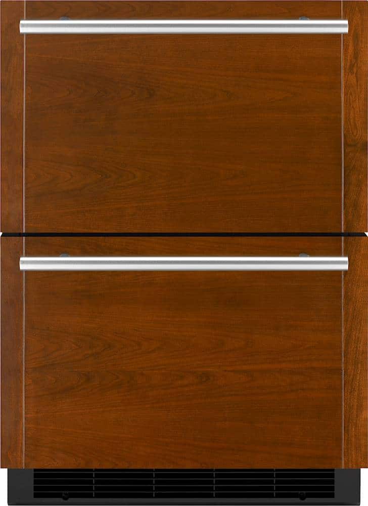 JennAir - 4.7 Cu.Ft. Double Drawer Refrigerator/Freezer - Custom Panel Ready