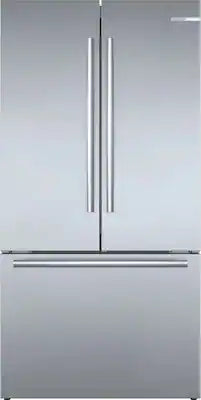 Bosch - 800 Series 36 in. Wide 21 Cu. Ft. French Door Bottom Freezer Counter-Depth Smart Refrigerator with VitaFresh