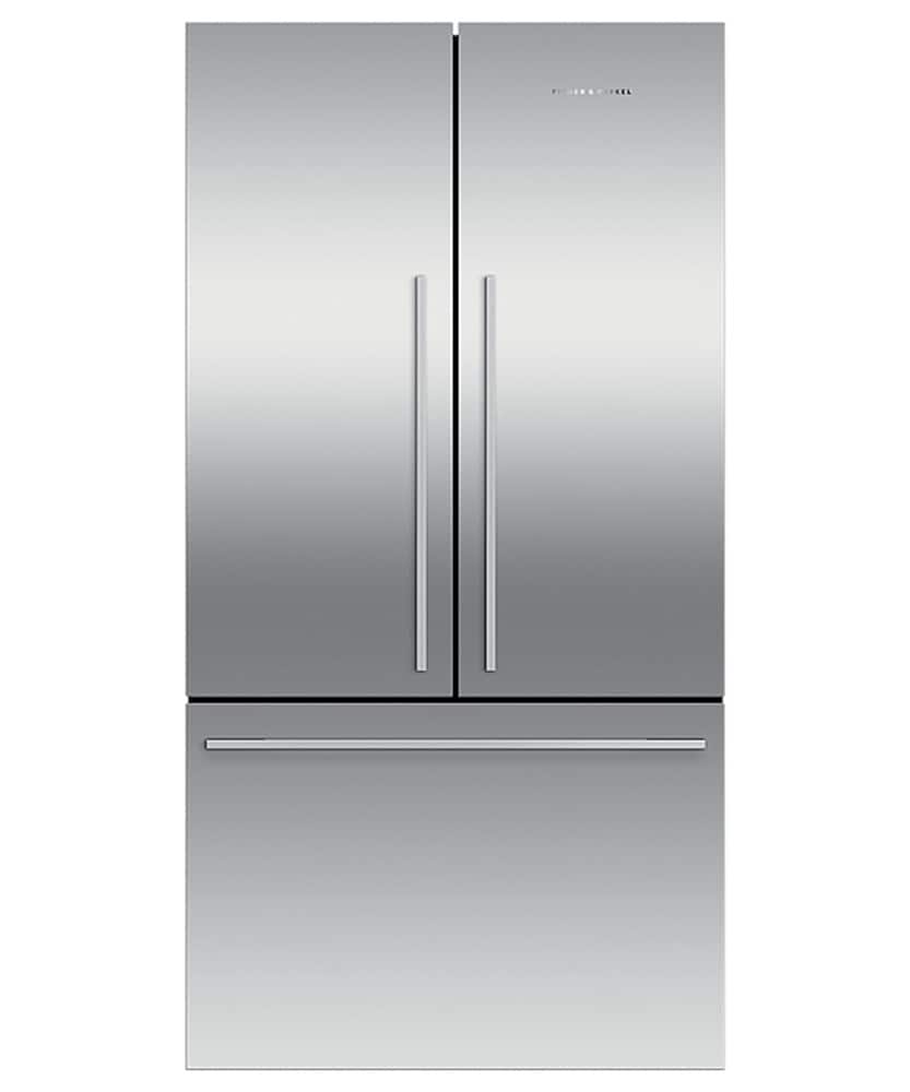 Fisher & Paykel - 36-In 20.1 cu. ft. French Door Refrigerator Counter Depth with Internal Ice Maker - Stainless Steel
