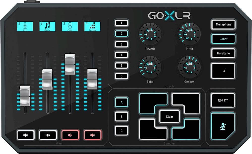 TC Helicon - GoXLR Online Broadcaster Platform - Black