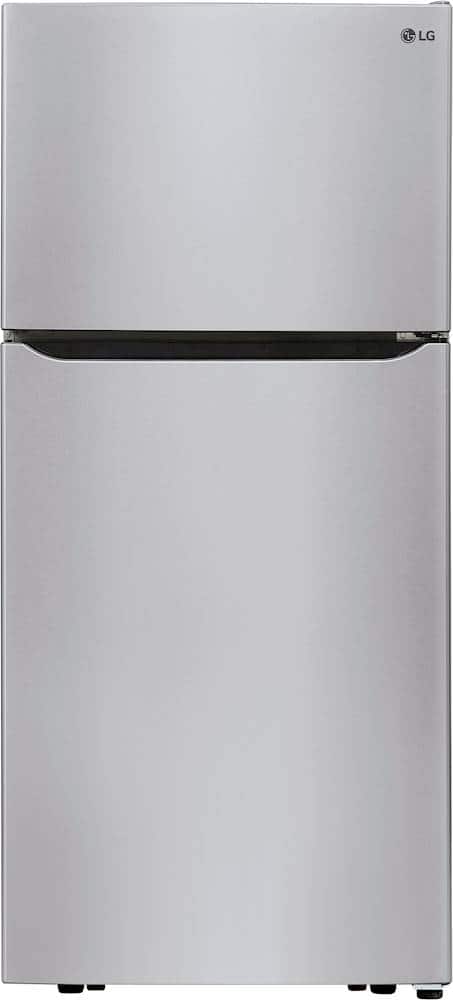 LG - 30-in Wide 20.2 Cu. Ft. Top Freezer Refrigerator - Stainless Steel