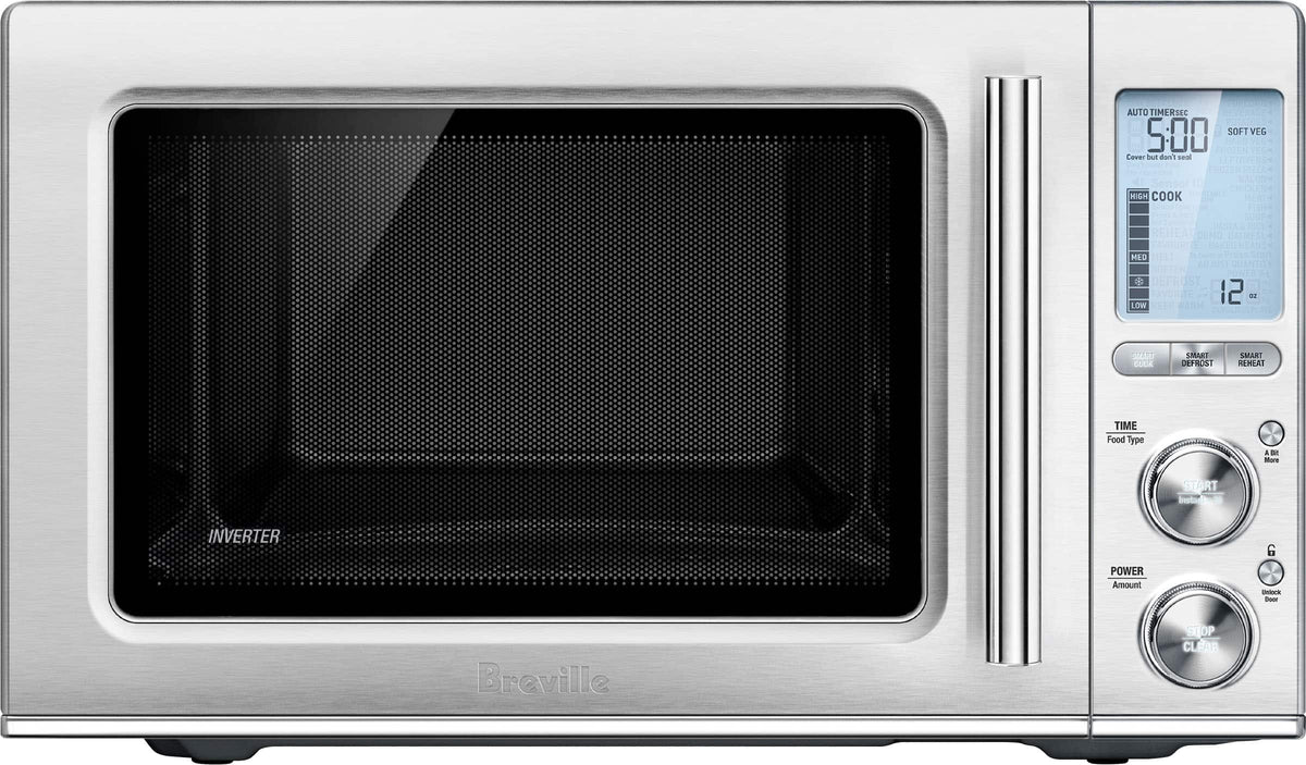 Breville - the Smooth Wave 1.2 Cu. Ft. Microwave - Stainless Steel