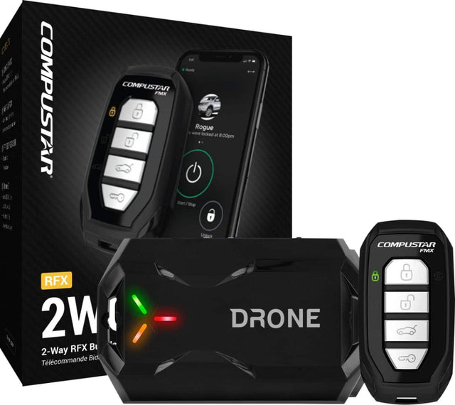 Front. Compustar - 2-Way Upgrade Kit for Remote Start System with LTE Module - Black.