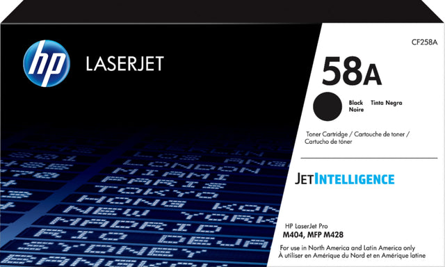 Front. HP - 58A Standard Capacity Toner Cartridge - Black.