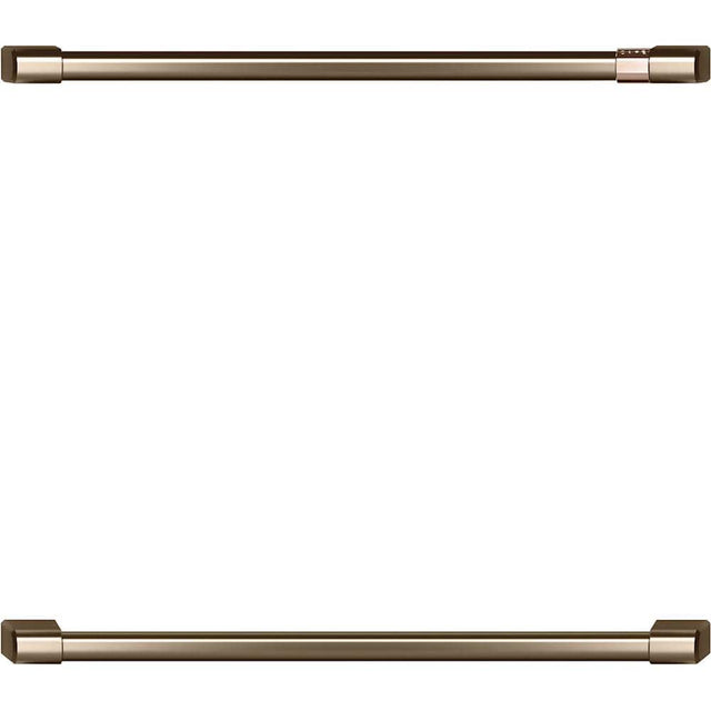 Front. Café - Handle Kit for CKD70DP2NS1 Double Wall Oven - Brushed Bronze.