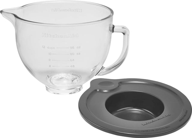 KitchenAid  
12 cups - 96 oz  
10 - 80 oz  
8 - 64  
6 - 48  
4 - 22  

DISHWASHER SAFE TOP RACK ONLY