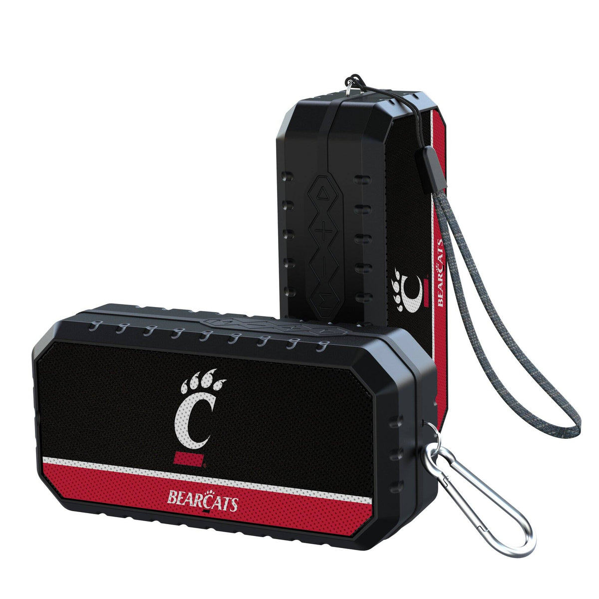 Keyscaper - Cincinnati Bearcats End Zone Water Resistant Bluetooth Speaker - Multicolor