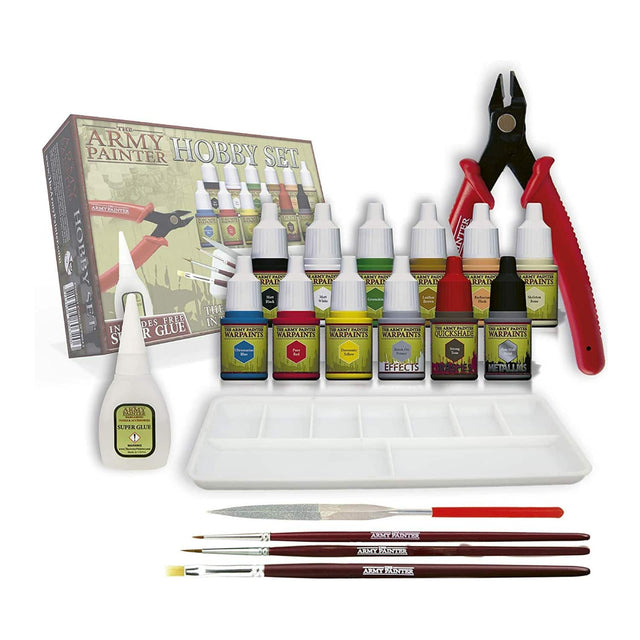 THE ARMY PAINTER HOBBY SET ASMERACHTA B LAET E HOBY NTER OOMT P CONY H ..- CO. NT aO OENT CO CANT ..... RPAI PAD RPAI RPAI RPAINTS - -  Subeno - i - - SE THE DES FREE IN IN GLUE E CNT ia ... C.M OI. PH CONT P.I.. S CMT ada  LEW V D .N OE S R HARPAINIS WARPAINTS WARPAINTS WARPAINTS QUICKSHADE WARPAINTS - - - - - - - - EFFECTS OASHE METALLES AEMY SLPER CLUE s 0 ARMY PAINTEX ARMY XRROS AIMT PAINTER

Corrected text:
THE ARMY PAINTER HOBBY SET ASMERACHTA B LAET E HOBY NTER OOMT P CONY H ..- CO. NT aO OENT CO CAN