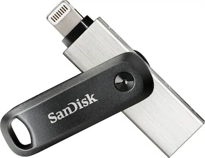 SANDISK - iXpand Flash Drive Go 128GB USB 3.0 Type-A to Apple Lightning for iPhone & iPad