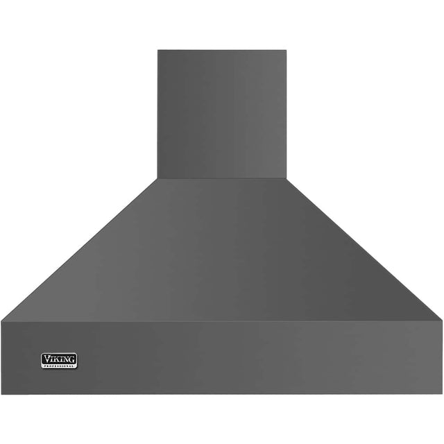 Front. Viking - Professional 5 Series 48" Externally Vented Range Hood - Damascus Gray.