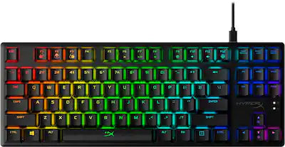 HyperX - Alloy Origins Core TKL Wired Mechanical Linear Red Switch Gaming Keyboard with RGB Back Lighting