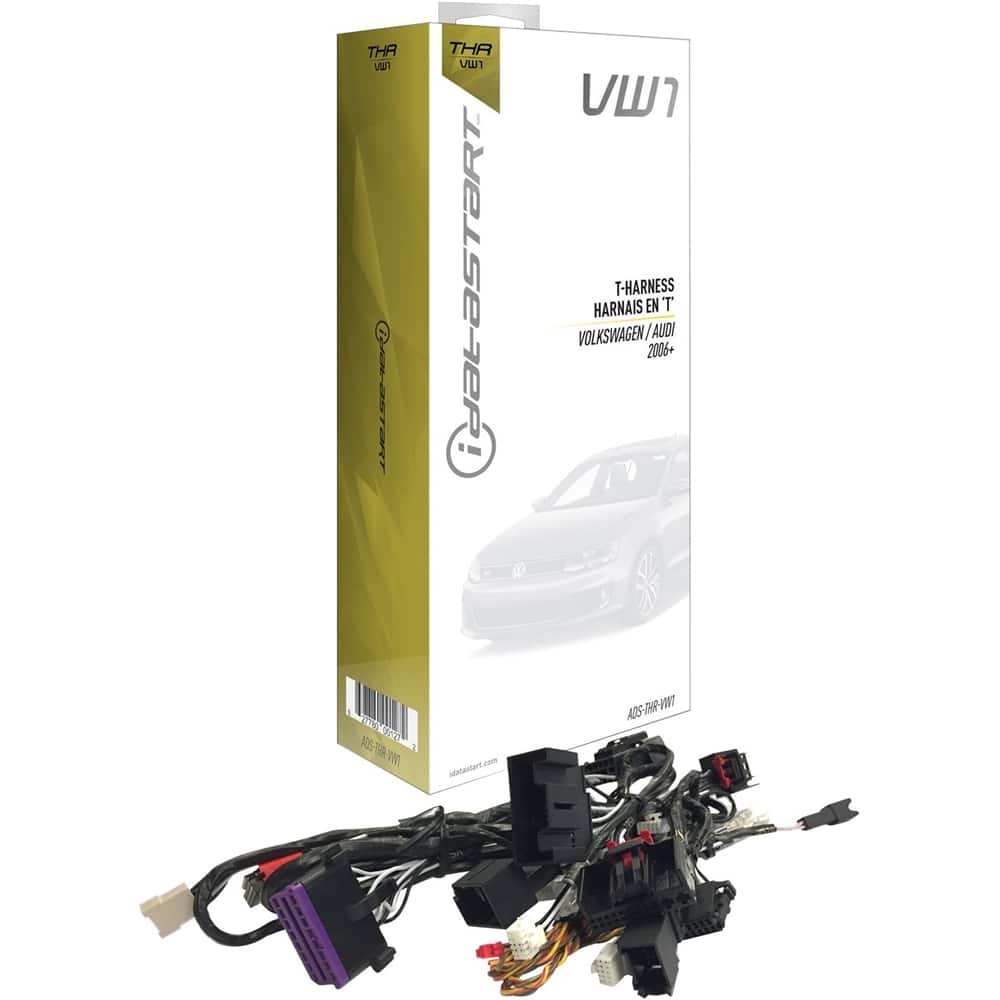 iDatalink - Wiring Harness for Select Audi and Volkswagen Vehicles - Black