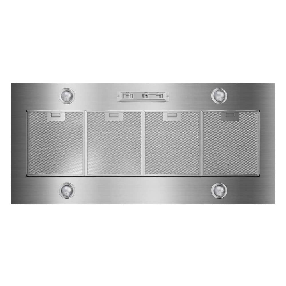Whirlpool - 48 inches - Externally Vented - Under cabinet Range Hood - Stainless Steel