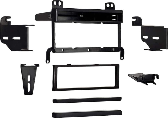 Angle. Metra - Dash Kit for Select 1992-2011 Ford Mazda Lincoln Mercury Saab DIN - Black.