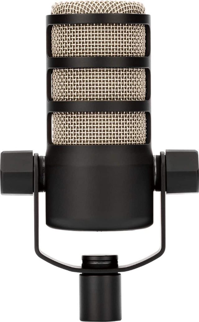 Front. RØDE - PODMIC Dynamic Podcasting Microphone - Black.