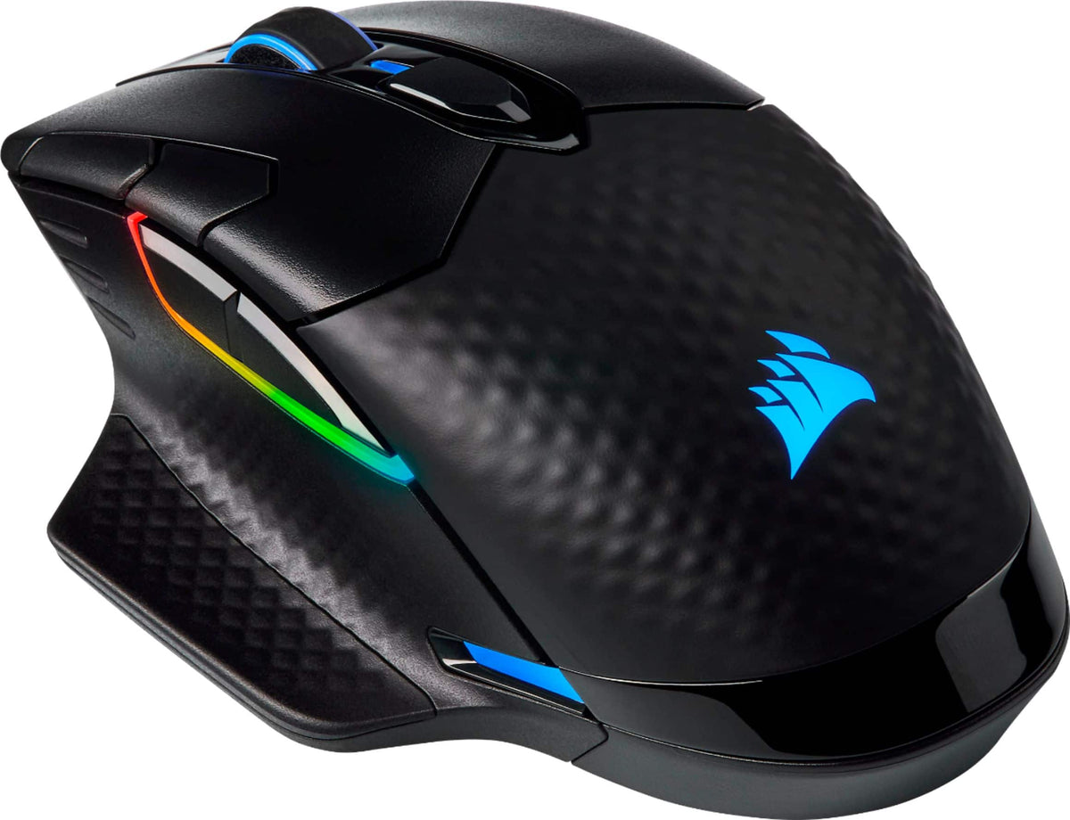 CORSAIR - DARK CORE RGB PRO Wireless FPS/MOBA/MMO Optical Gaming Mouse with Slipstream Technology - Wireless - Black