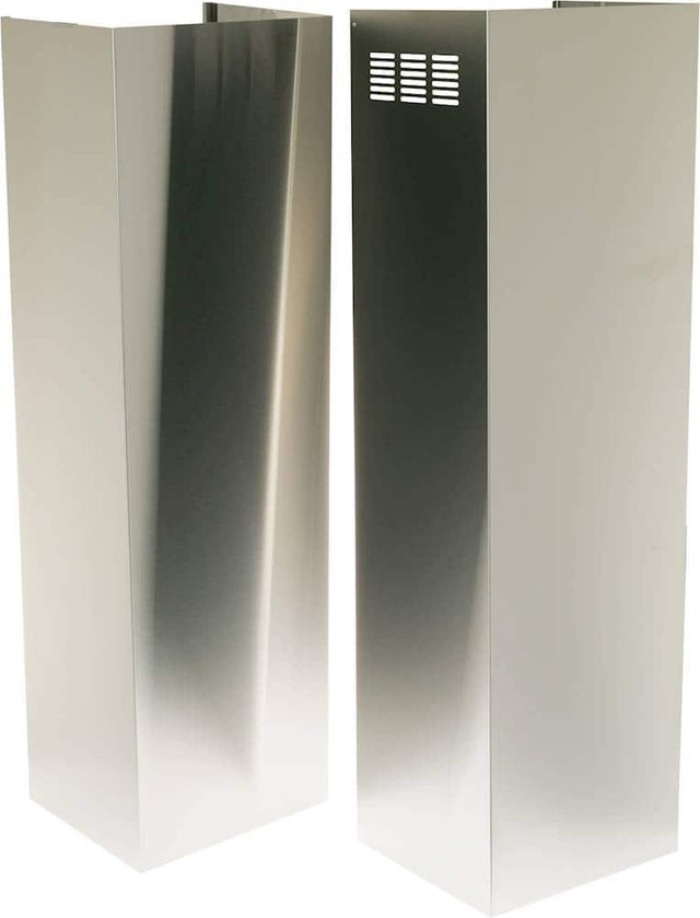 Angle. GE - Profile Series 14' Ceiling Duct Cover Kit for Select GE Appliances Vent Hoods - Stainless Steel.