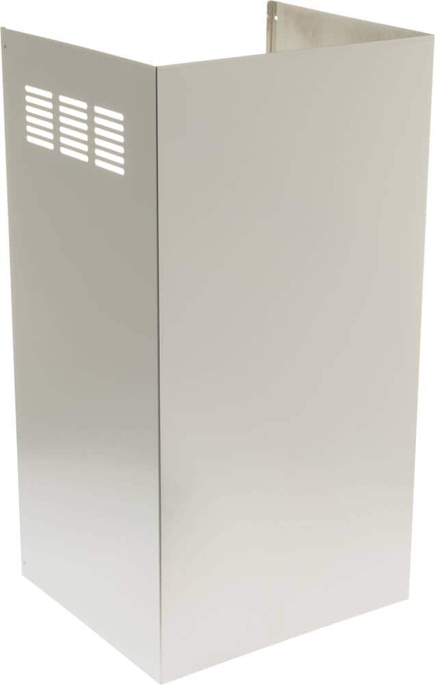 Angle. GE - Profile Series 10' Ceiling Duct Cover Kit for Select GE Vent Hoods - Stainless Steel.