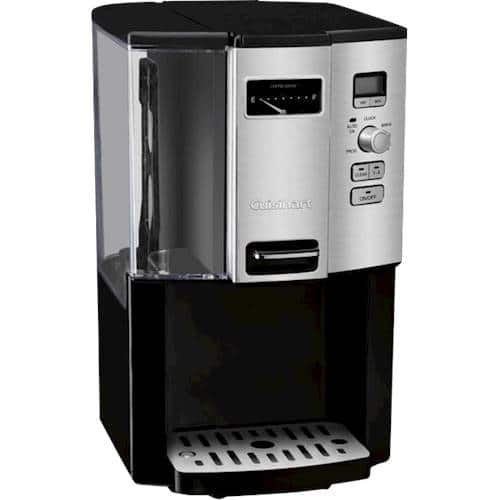 Angle. Cuisinart - 12-Cup Coffee Maker - Black/Stainless Steel.