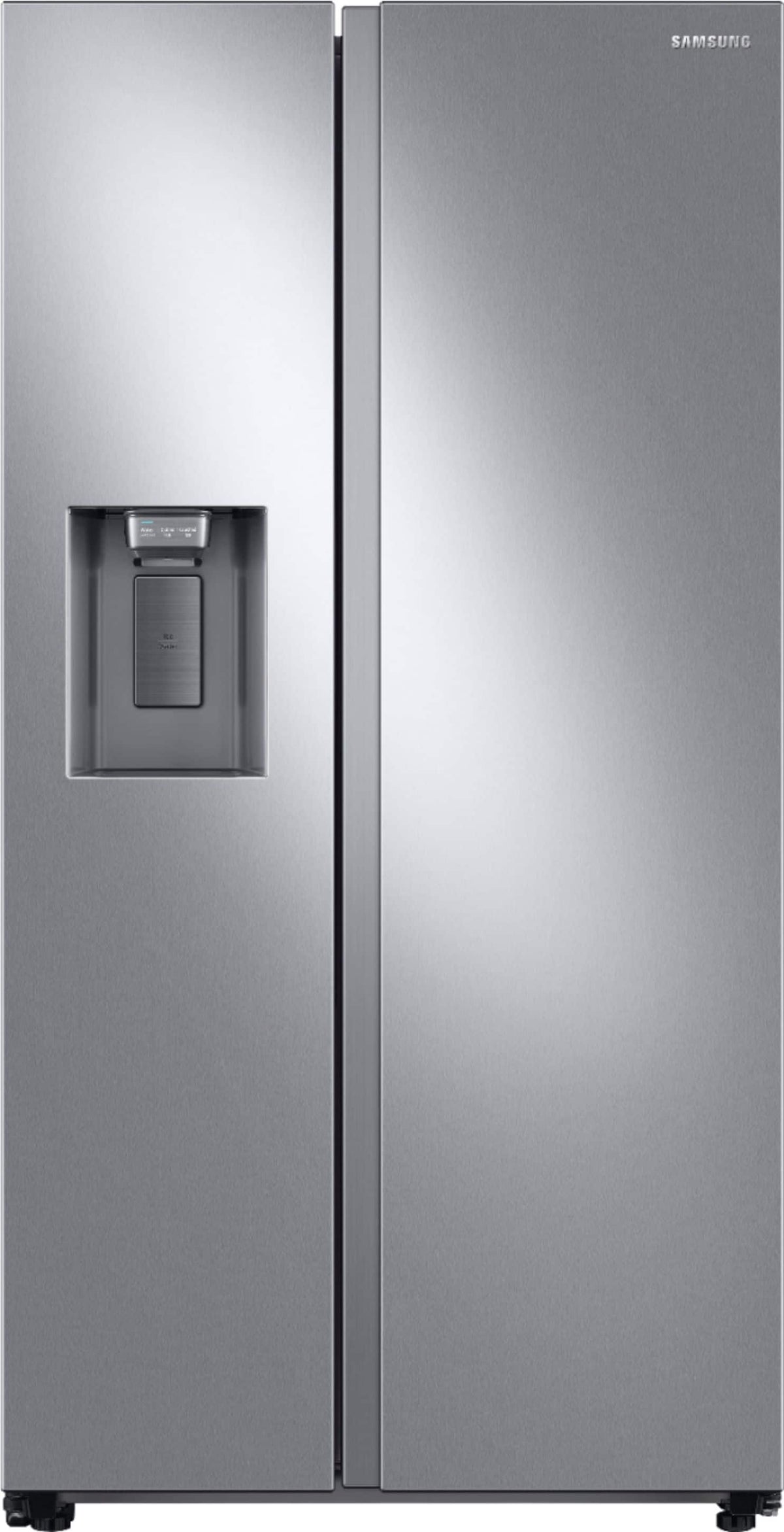 Samsung - 36 in. Wide 22 cu. ft. Side-by-Side Counter Depth Smart Refrigerator with All-Around Cooling - Stainless Steel