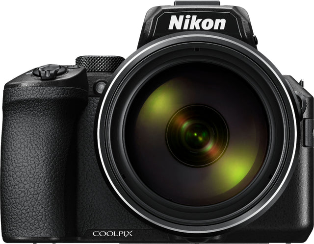 Front. Nikon - Coolpix P950 16.0-Megapixel Digital Camera - Black.