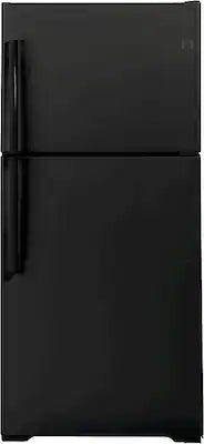 GE - 33 in. Wide 21.9 Cu. Ft. Top-Freezer Refrigerator with Garage Ready Performance