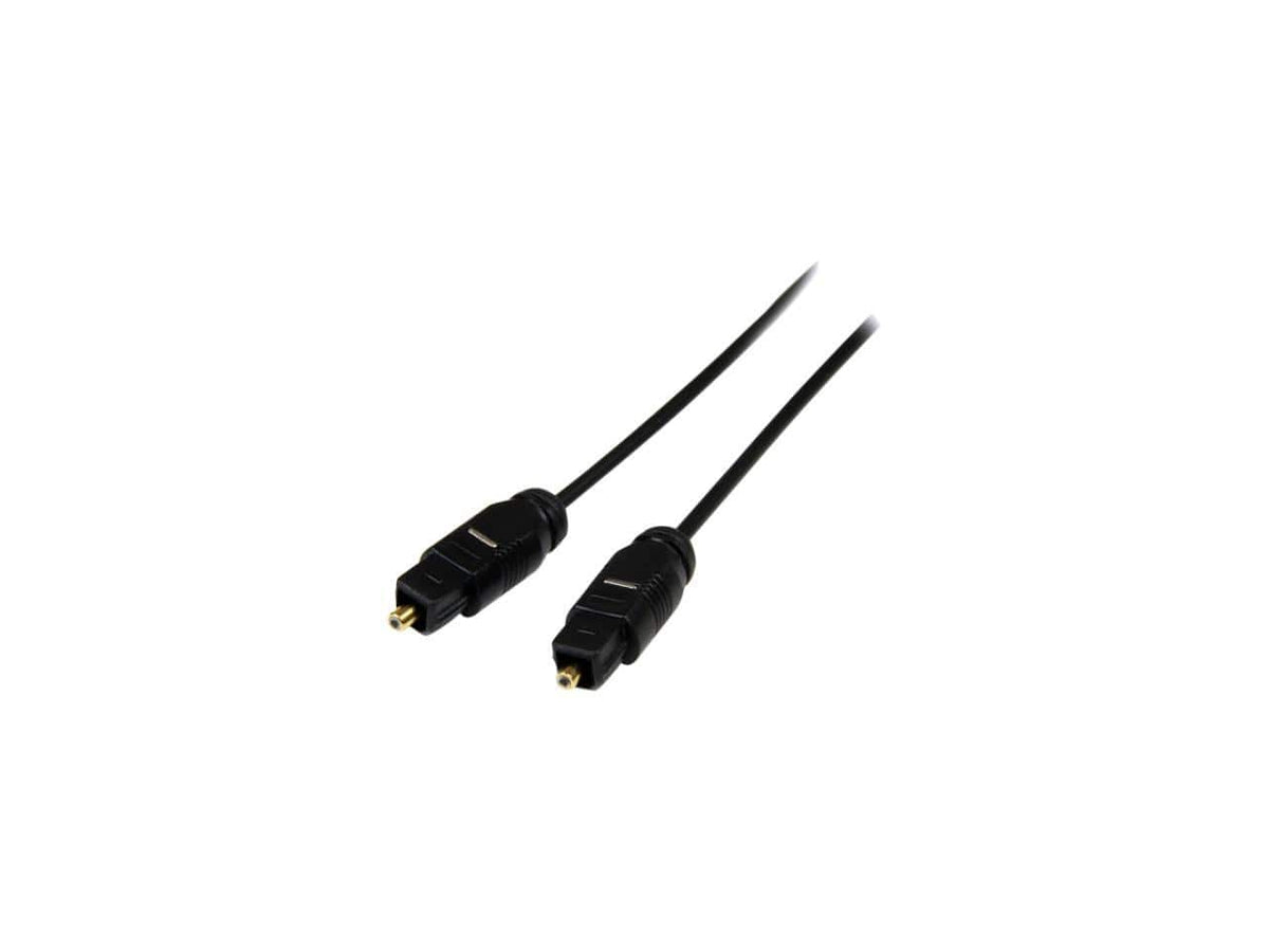 StarTech.com - 15 ft Thin Toslink Digital Optical SPDIF Audio Cable
