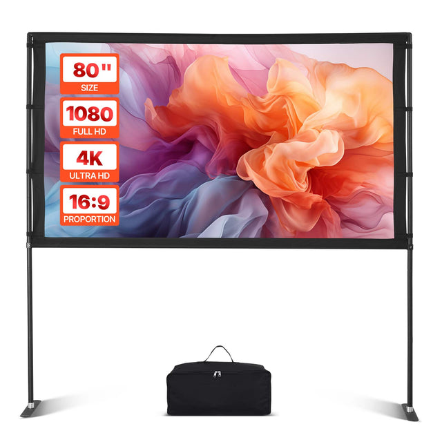 80"  
SIZE  
1080  
FULL HD  
4K  
ULTRA HD  
16:9  
PROPORTION